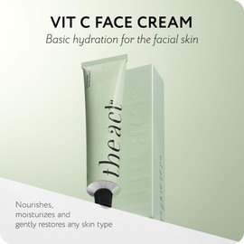 The Act Vitamin C Face Moisturizer Cream for Men and Women - Brightening & Hydrating | Anti-Aging Day Cream with Ceramides & Antioxidants for All Skin Types | Lightweight, Non-Greasy, Vegan 2 Fl Oz