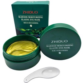 Parches de gel antiojeras para contorno de ojos 30 pares 60 piezas dorado. Con esencia de Algas Marinas. Hidratante, suavizante, anti-inflamante.