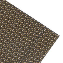 sourcing map 2Pcs Carbon Fiber Sheet 250x100x3mm 3K Carbon Fiber Board with Metallic Threads Plain Weave Glossy Surface Laminate Plate Panel for Automotive, Cars, RC Models, Drones, DIY, Gold