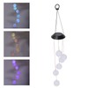 Solar Crystal Ball Wind Chimes Light 100LM IP45 Waterproof Decorative