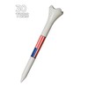 Pride Performance USA Flag Tees 3-1/4", 30 Count