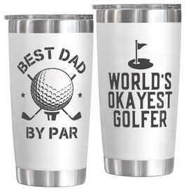 Golf Gifts for Dad - Fathers Day Golf Gifts for Men, Dad, Husband - Funny Golfer Gift - Father's Day Golfer Ideas for Men, Golfers - Fathers Day Gift - 20 Oz Stainless Steel Tumbler