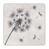Tradestock Set of 4 Coasters - Dandelion Design - Statement