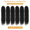 Faux Locs 18 Inch Crochet Hair Pre Looped Goddess Locs