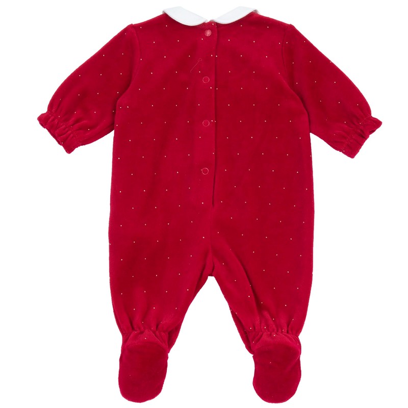 Chicco Tutina Natale Bimbo 0-24 in Morbido Tessuto FW25 253