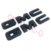 Auto NEW Front Rear Black Emblem Overlay 2019-2025 GMC Sierra