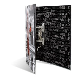 HERMA Lever Arch File Trend Cities with Paris Motif, A4, 70 mm Spine, with Inner Print, 1 Folder
