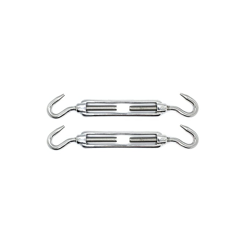 M6 x 110mm Hook & Hook Turnbuckles Wire Tensioner Strainer
