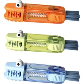 Cepillo Limpiador 3 en 1 para Termos y Botellas – Set de Limpieza con Cepillo para Ranuras y Espátula, Herramienta Multifuncional para Vasos, Tazas, C