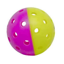 GAMMA Two Tone Training Pickleball Balls, High Visibility Outdoor Pickleballs, Ideal for All Levels of Play, Green/Purple 12 Bag