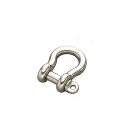 4mm STAINLESS STEEL 316 (A4) Bow shackle Pack Size : 2