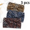 Woeoe Boho Headbands Wide Turban Headband Leopard Printed Hairband Non