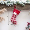 18 Inches Knit Christmas Stockings 3 Pcs Large Knitted Stockings