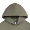 Solid Color Double Layer Hood Side Pocket Terry Cotton Casual