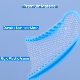 JMU 50 Pcs Posterior Bite Registration Trays, Blue Disposable Dental Impression Trays for Teeth Mode