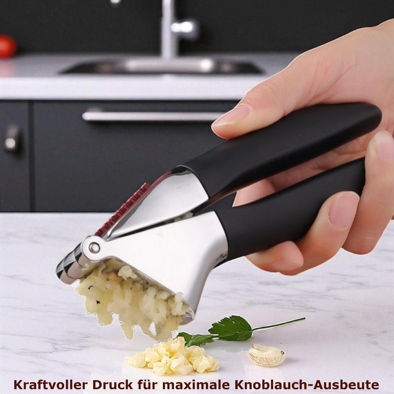 EliteHoff Premium Garlic Press, Garlic Cutter Made of Stainless Steel