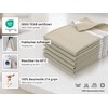 ZOLLNER Set of 5 Cotton Tea Towels in 50 x