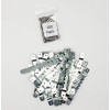 50 Large 3" Sawtooth Picture Hangers with 100 nails
