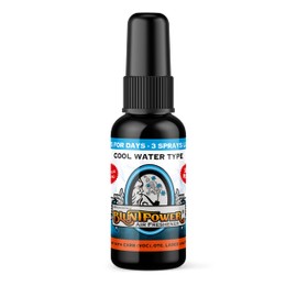 BluntPower (Cool Water, 1 Pack) Concentrated Air Freshener for Room and Car Spray - Oil-Based Diffuser Spray Bottle - Long-Lasting Bathroom Spray, Car Freshener, & Odor Eliminator Spray