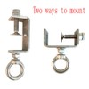 4Pcs Pipe Clamp Hooks for Hanging;Metal Clamp;Beam Clamp Hanger; 2Inch