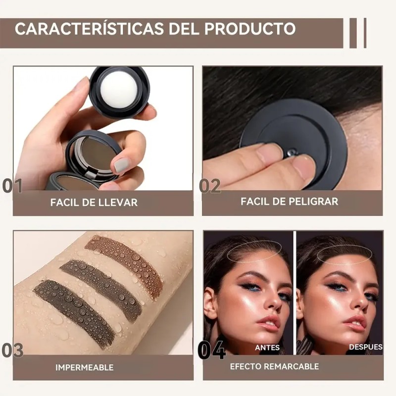 ! Kb Cubre Canas For Mujer Retoque Raices Polvos Retoca