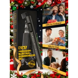 Mini Electric Screwdriver Sets,Sowkos Gifts for men,Screwdriver set with 60 Precision Bits,4 Torque Settings,Repair Tool Kit for Electronics Phone Camera Laptop Watch