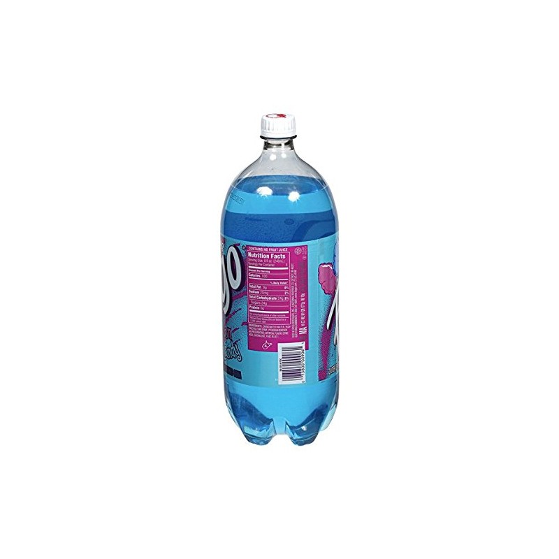 Faygo Cotton Candy Soda Pop, 2 Liter Plastic Bottle