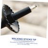 Mipcase 4pcs Trekking Pole Replacement Tips Walking Sticks Tip Trekking