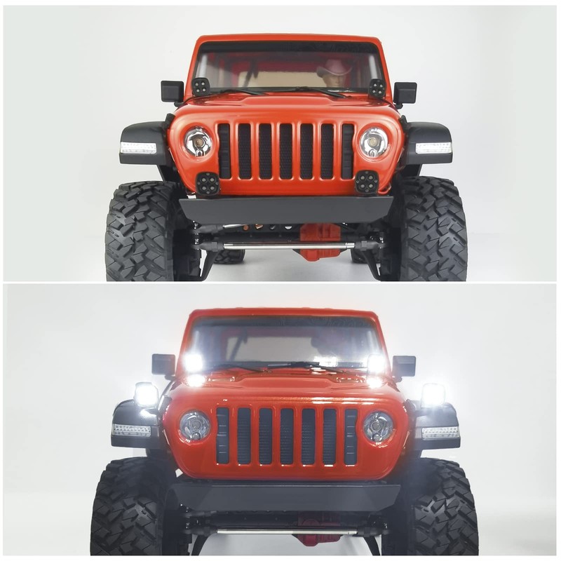 RC Crawler Lights LED Headlight Spotlight for Axial TRX-4 TRX6