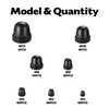 Cap Nuts High Shape Set, 235 Pieces Stainless Steel Hex