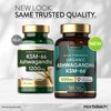 Organic Ashwagandha KSM 66 1200mg | 120 Count | Vegan