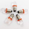 DERA 5pcs/lot E10 Screw Base LED Indicator Light Bulbs Spot