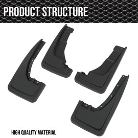 CNNELL Splash Guards Mud Flaps Set of 4 Compatible with 2022 2023 Ford Maverick NZ6Z-16A550-AA NZ6Z-16A550-BA