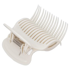Hot Roller Clips, 12 Pieces Hair Curler Claw Clips Replacement Roller Clips for Women Girls Hair Section Styling, Hair Curler Roller Claw Clips for Hair Sectioning Styling White
