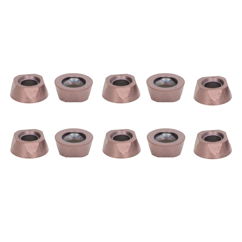 10Pcs Round Carbide Inserts Cutters for DIY CNC Lathe Wood