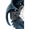 Nemesis Now B3602J7 Draco Clock Anne Stokes 17.8cm, Resin, Blue,