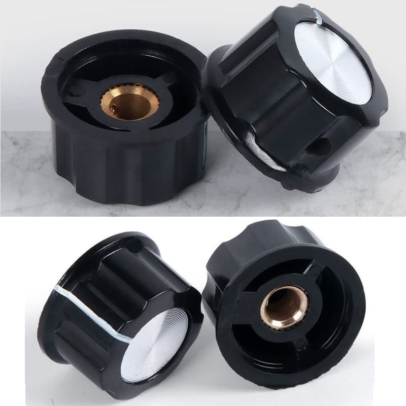 Adjustable Control Knobs, Pack of 20 Top Knobs, Potentiometer Knobs,