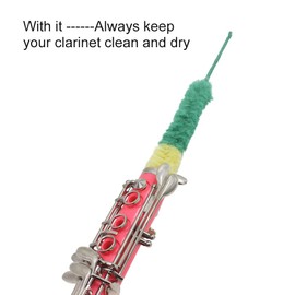 Clarinet Brush Soft Microfibre Clarinet Cleaning Brush Cleaning Tool Kit Accessories Clarinet Brushes Musical Instrument Accessories