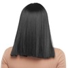 Women Long Straight Hair Full Wig Black Synthetic Wig With