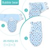 【2020 Kids' Favorites】 Bubble bear Breathable Soft Cotton Baby Swaddle