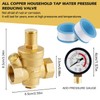 Pressure Regulator Water 3/4 Inch DN20, Brass Water Pressure Regulator
