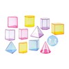 Dickly 12Pcs Geometric Shapes Pattern Blocks Learning Toys 3D Geometric