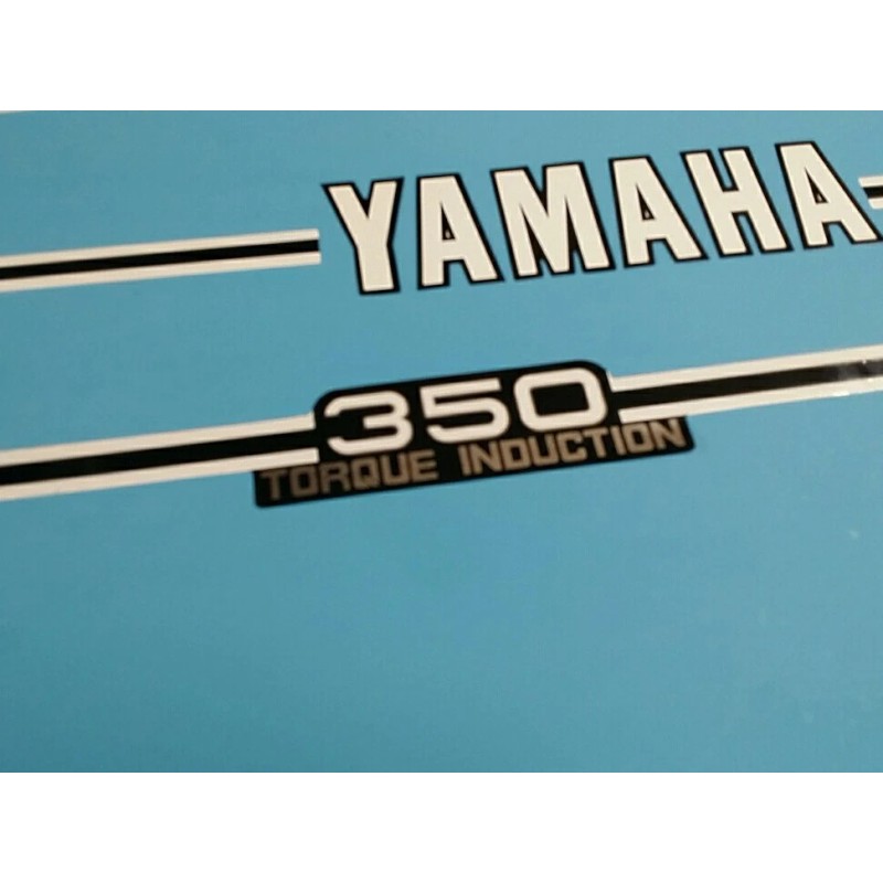 YAMAHA RD350 1974 FUEL TANK AND SIDE COVER DECAL GRAPHIC