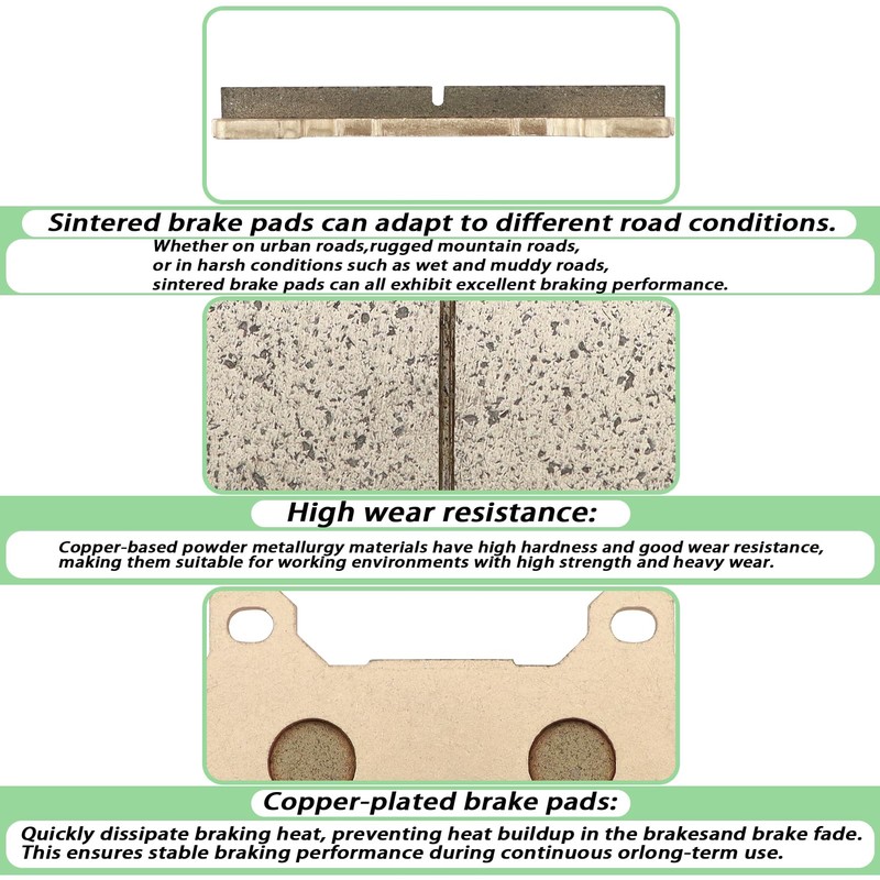 ZICOO Sintered Brake Pads for Honda CBR1000RR CBR 1000RR 2006-2016