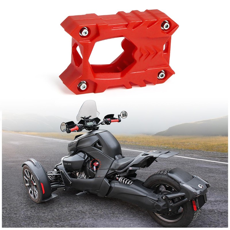 CPOWACE Sporty Key Shell Compatible with Can-Am Ryker/Outlander Accessories Red