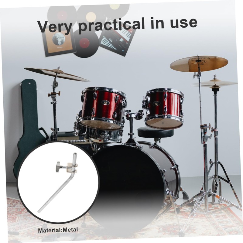CORHAD Cowbell Extension Stand for Drum Kit Drum Pole Mounting
