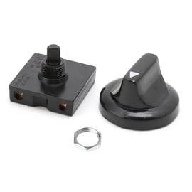 Kofun 4-Position 3-Speed Fan Selector Rotary Switch Governor with Knob 13AMP 120V-250V Fan Speed Governor
