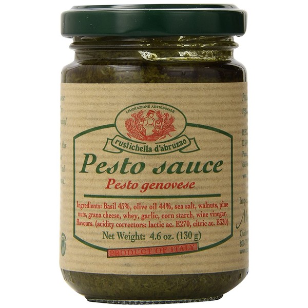 Rustichella D' Abruzzo Pesto Alla Genovese Sauce, 4.6 Fluid Ounce