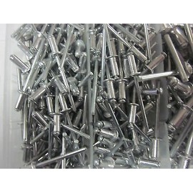 500pc ALUMINUM POP RIVET ASSORTMENT FOR HAND/AIR RIVETER GUN 3/16" 1/8" #AR500