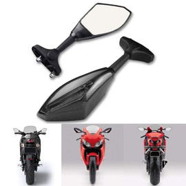 NGHTMRE Carbon Fiber Integrated Amber LED Turn Signal Blinker Rearview Side Mirrors Smoke Lens for Hayabusa 1999~2012 SUZUKI GSF 600S BANDIT 2003~2004